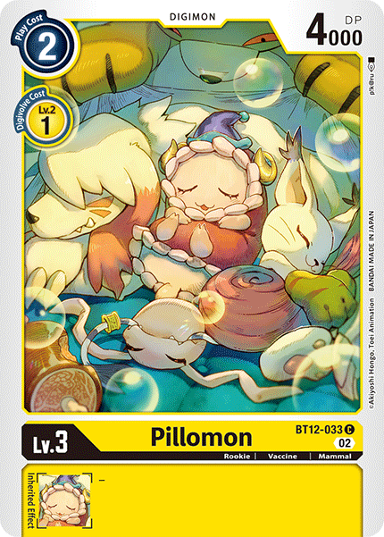 Pillomon BT12-033 - Common BT12 Across Time