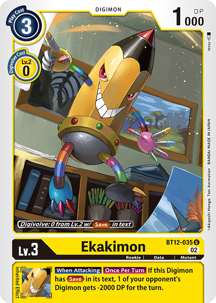 Ekakimon BT12-035 - Uncommon BT12 Across Time