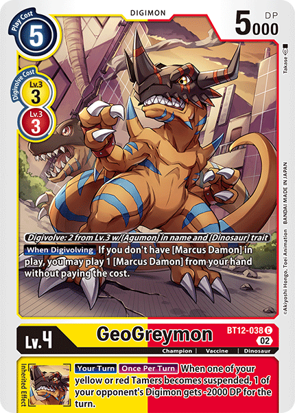 GeoGreymon BT12-038 - Common BT12 Across Time
