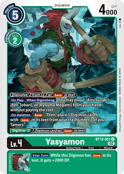 Yasyamon BT12-051 - Common BT12 Across Time