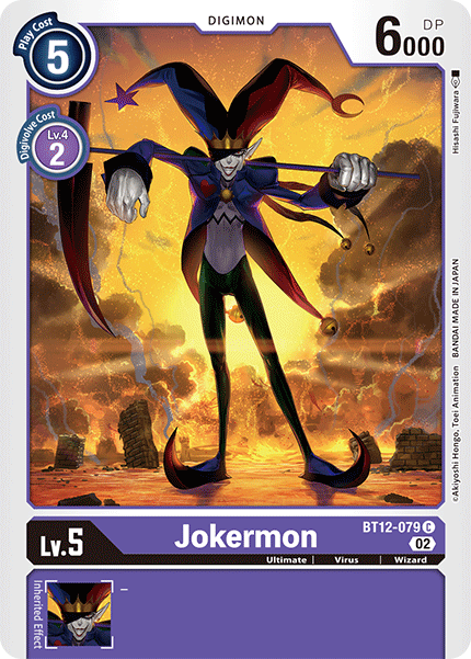 Jokermon BT12-079 - Common BT12 Across Time