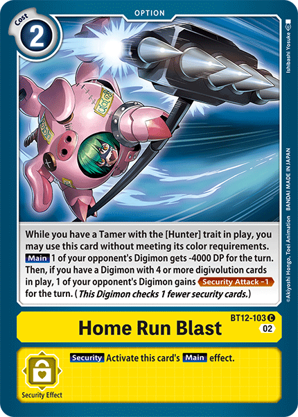 Home Run Blast BT12-103 - Common BT12 Across Time