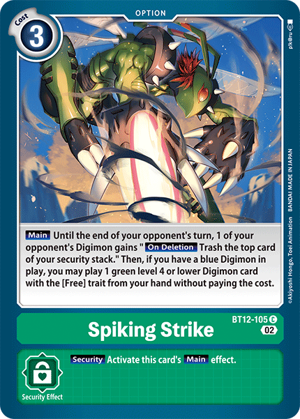 Spiking Strike BT12-105 - Common BT12 Across Time