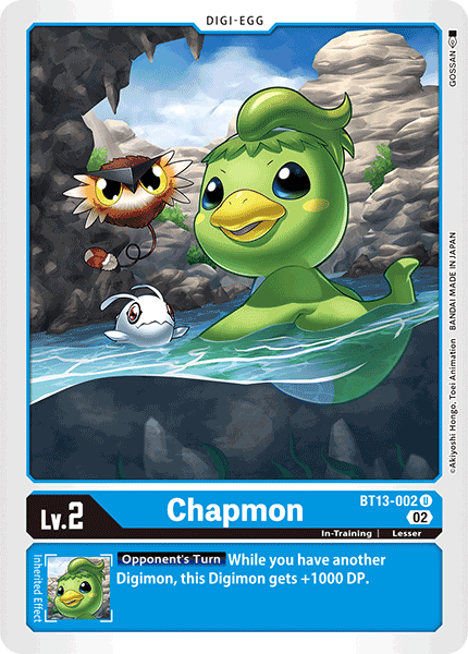 Chapmon BT13-002 - Uncommon BT13 Versus Royal Knights