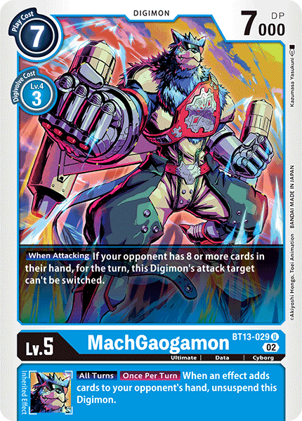 MachGaogamon BT13-029 - Uncommon BT13 Versus Royal Knights