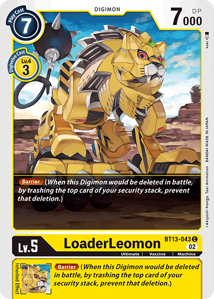 LoaderLeomon BT13-043  - Common BT13 Versus Royal Knights