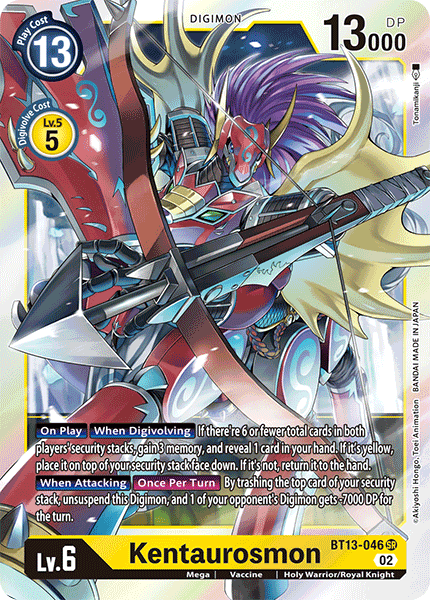 Kentaurosmon BT13-046 - Super Rare BT13 Versus Royal Knights