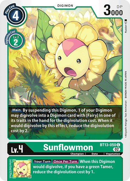 Sunflowmon BT13-050  - Common BT13 Versus Royal Knights