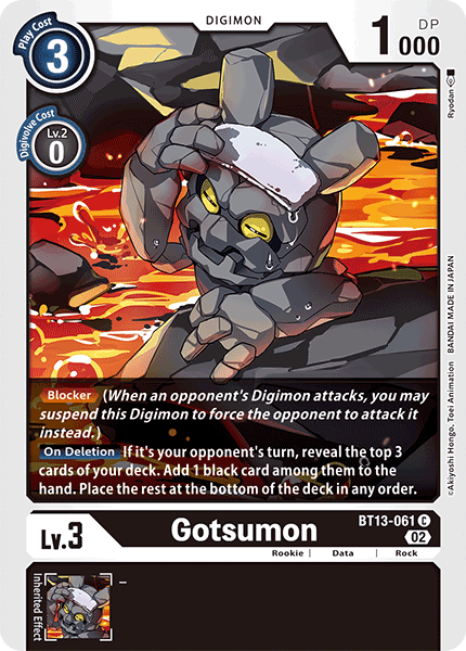 Gotsumon BT13-061  - Common BT13 Versus Royal Knights