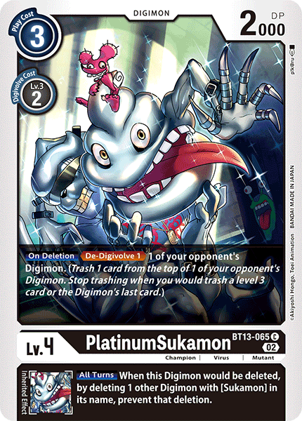 PlatinumSukamon BT13-065  - Common BT13 Versus Royal Knights