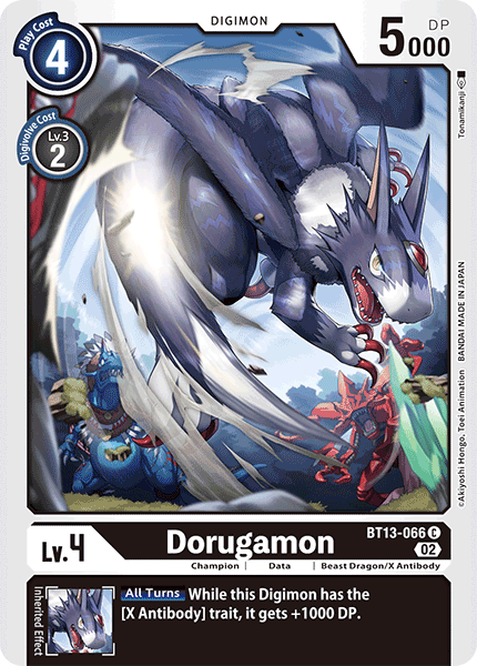 Dorugamon BT13-066  - Common BT13 Versus Royal Knights