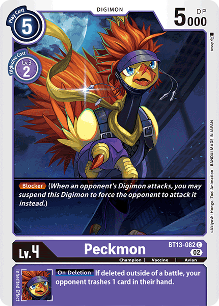 Peckmon BT13-082  - Common BT13 Versus Royal Knights