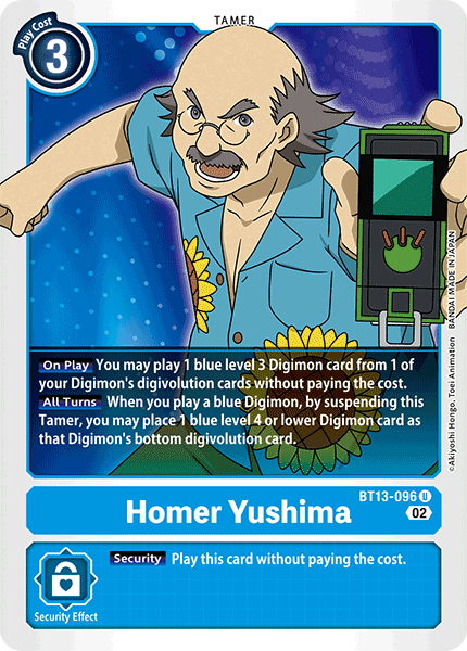 Homer Yushima BT13-096 - Uncommon BT13 Versus Royal Knights