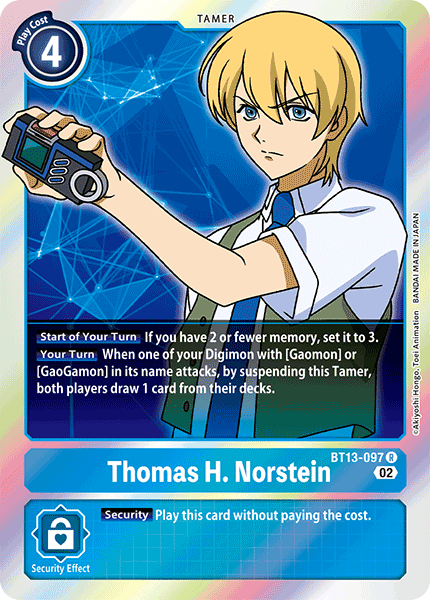 Thomas H. Norstein BT13-097 - Rare BT13 Versus Royal Knights