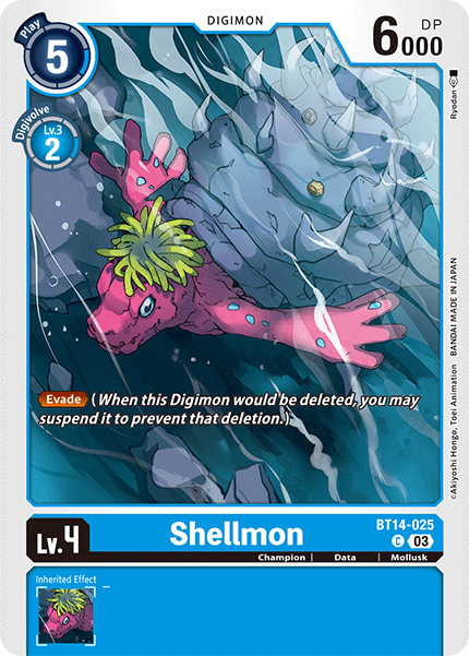 Shellmon BT14-025 - Common BT14 Blast Ace