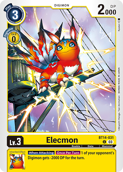 Elecmon BT14-031 - Common BT14 Blast Ace