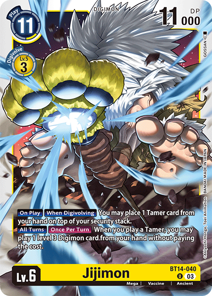Jijimon BT14-040 - Uncommon   BT14 Blast Ace