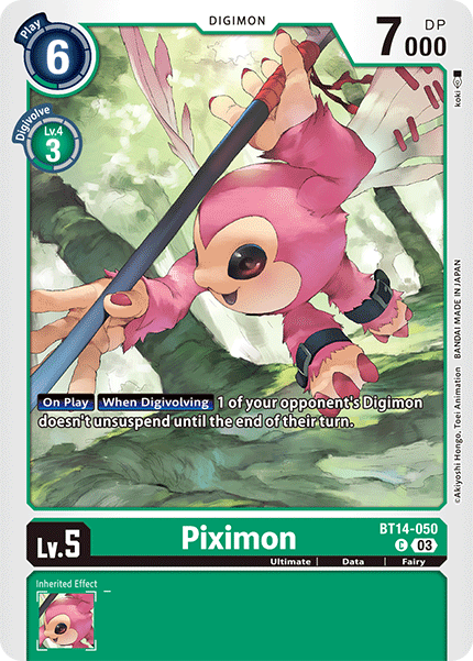 Piximon BT14-050 - Common BT14 Blast Ace