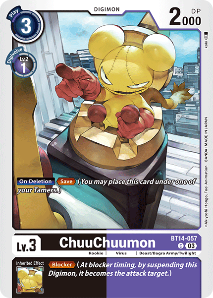 ChuuChuumon BT14-057 - Common BT14 Blast Ace
