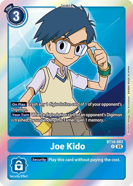 Joe Kido BT14-083 - Rare BT14 Blast Ace