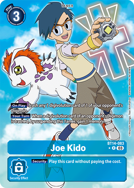 ALTERNATE ART Joe Kido BT14-083 - R  BT14 Blast Ace