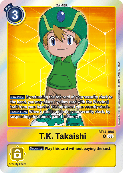 T.K. Takaishi BT14-084 - Rare BT14 Blast Ace