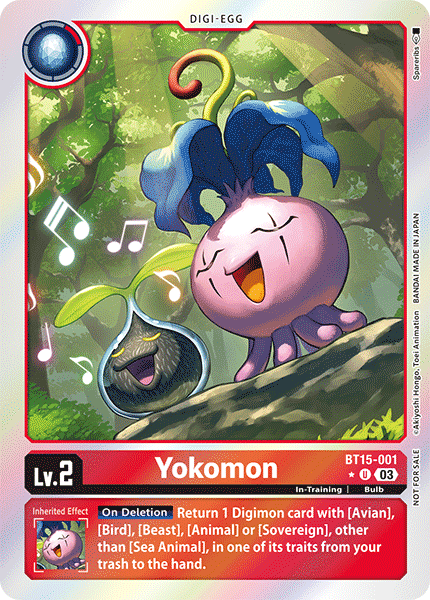Yokomon (BT15-001) (Box Topper) - Uncommon BT15 Exceed Apocalypse