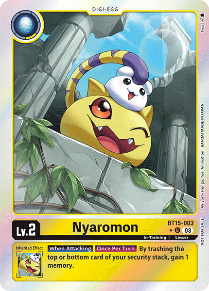 Nyaromon BT15-003 - Uncommon BT15 Exceed Apocalypse