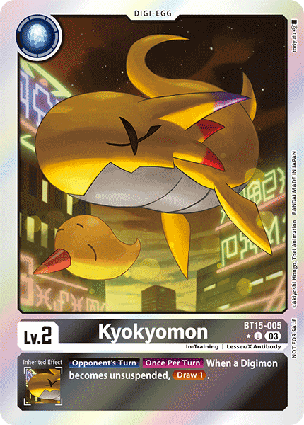 Kyokyomon BT15-005 - Uncommon BT15 Exceed Apocalypse