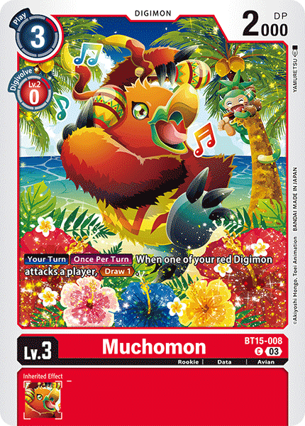 Muchomon BT15-008 - Common BT15 Exceed Apocalypse