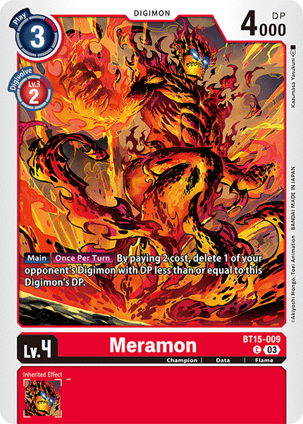 Meramon BT15-009 - Common BT15 Exceed Apocalypse
