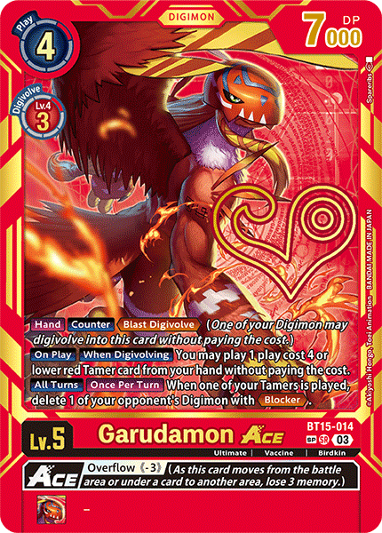 Garudamon ACE BT15-014 - Alternative Art BT15 Exceed Apocalypse