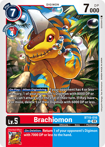 Brachiomon BT15-016 - Uncommon BT15 Exceed Apocalypse