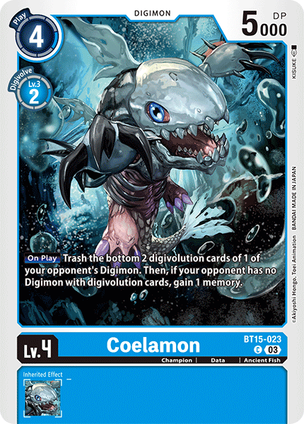 Coelamon BT15-023 - Common BT15 Exceed Apocalypse