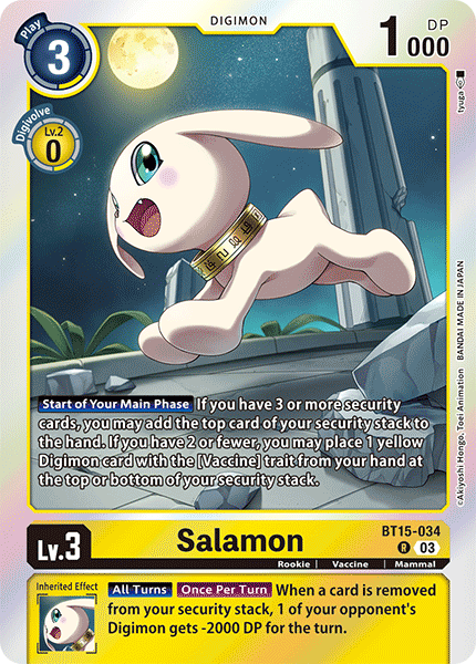 Salamon BT15-034 - Rare BT15 Exceed Apocalypse