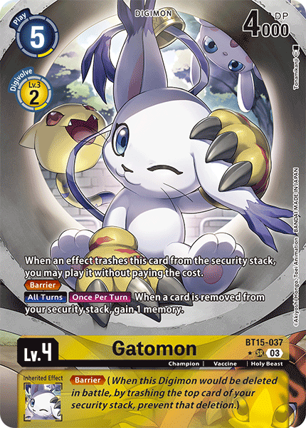 Gatomon BT15-037 - Alternative Art BT15 Exceed Apocalypse