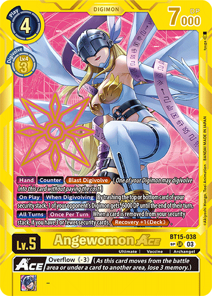 Angewomon ACE BT15-038 - Alternative Art BT15 Exceed Apocalypse
