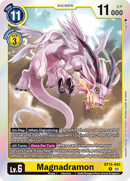 Magnadramon BT15-042 - Rare BT15 Exceed Apocalypse