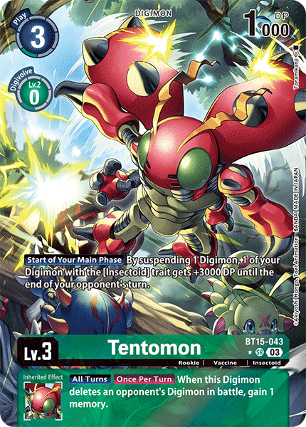 Tentomon BT15-043 - Alternative Art BT15 Exceed Apocalypse