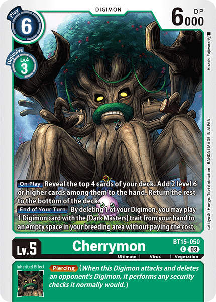 Cherrymon BT15-050 - Common BT15 Exceed Apocalypse