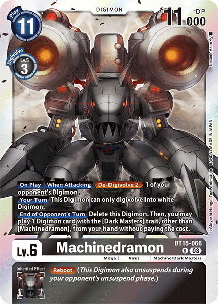 Machinedramon BT15-066 - Rare BT15 Exceed Apocalypse
