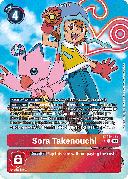 Sora Takenouchi BT15-082 - Alternative Art BT15 Exceed Apocalypse