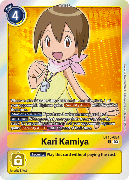 Kari Kamiya BT15-084 - Rare BT15 Exceed Apocalypse