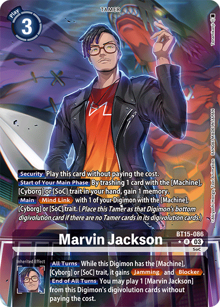 Marvin Jackson BT15-086 - Alternative Art BT15 Exceed Apocalypse
