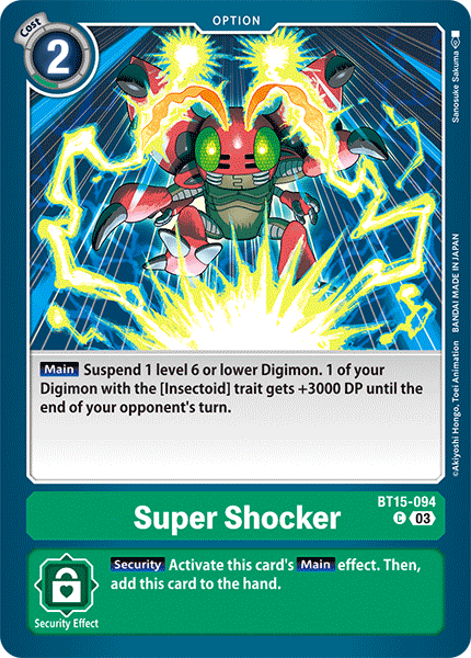 Super Shocker BT15-094 - Common BT15 Exceed Apocalypse