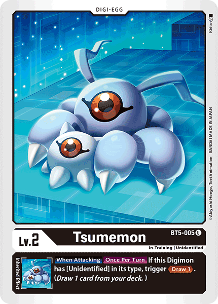 Tsumemon BT5-005 Uncommon - BT05 Digimon Battle of Omni