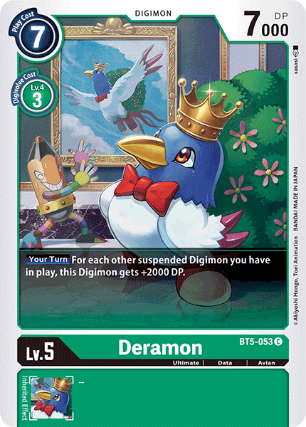 Deramon BT5-053 Common - BT05 Digimon Battle of Omni