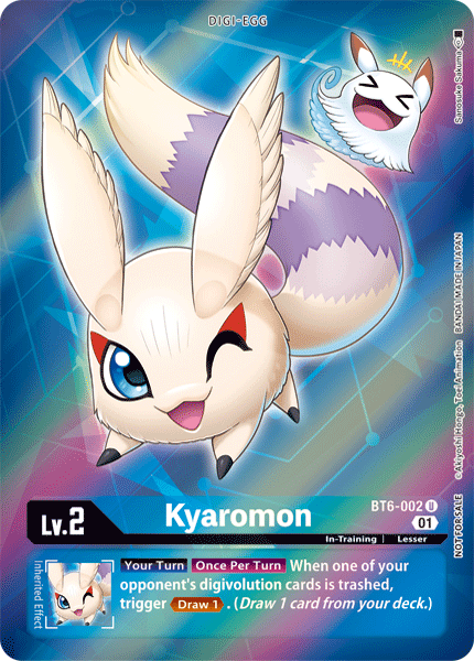 ALTERNATE ART Kyaromon BT6-002