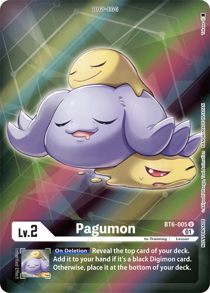 ALTERNATE ART Pagumon BT6-005