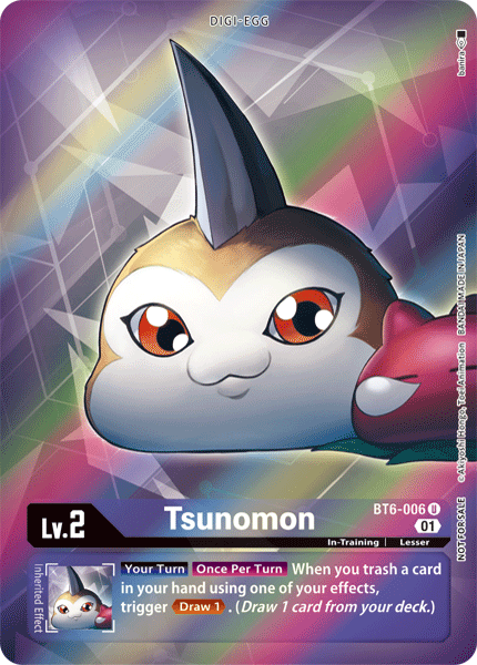 ALTERNATE ART Tsunomon BT6-006